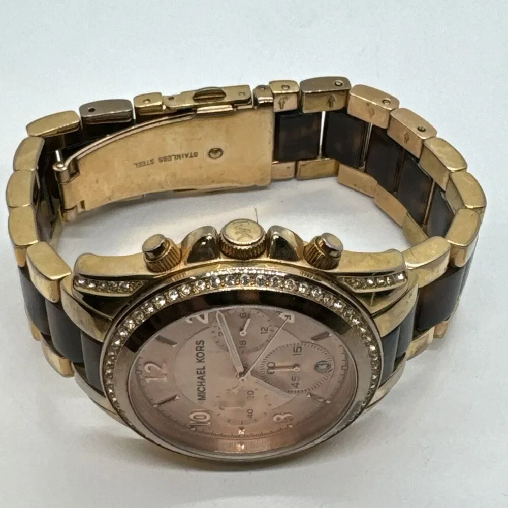 Michael Kors Blair MK5859 Women's Gold Stainless Steel Analog Dial Watch JNA396